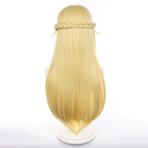 Parrucca sintetica Ainizi da 75 cm, gialla, resistente al calore, nuova pelle di <span class=keywords><strong>Fischl</strong></span>, per cosplay da Genshin Impact - Product Image 5