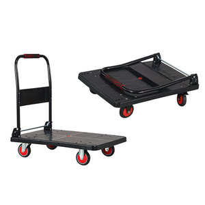 Factory Custom Steel Platform Hand Truck Folding <strong>Carts</strong> for Warehouse Trolley - Product Image 6