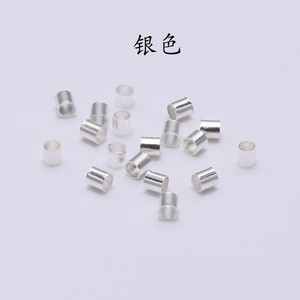 Tubos de posicionamiento chapados en cobre para la elaboración de joyas, accesorios de bricolaje, tamaños de 3 mm, 4 mm y 5 mm - Product Image 3