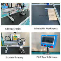 Nueva Máquina de Serigrafía Semiautomática de Alta Velocidad con Mesa de Vacío y PLC para Impresión de Tarjetas, Cubiertas de Cuadernos, Diarios, Papel, PVC