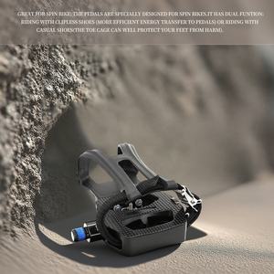 <span class=keywords><strong>Pedales</strong></span> de Bicicleta de Carretera BMX LEWEE LW-PP165 <span class=keywords><strong>Baratos</strong></span>, Aleación de Aluminio Ultraligera, Rodamientos Sellados Resistentes al Agua con Clips para los Dedos - Product Image 5