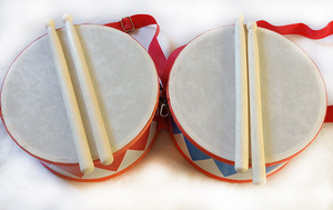 Indergarten-tambor de grabación para rendimiento musical, instrumentos de percusión para niños, banda de grabación - Product Image 4