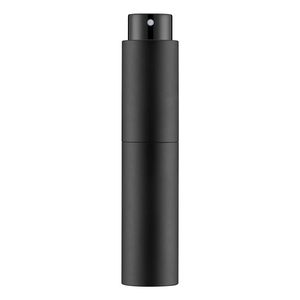 Empty Skincare Cosmetic Packaging 10ml <b>Small</b> Clear Transparent Twist Rotating Aluminum Travel Glass Perfume <b>Bottle</b> Pump Sprayer - Product Image 1