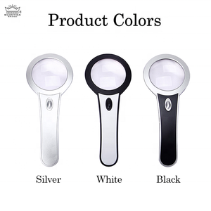 Kính lúp cầm tay hình vòm, chất liệu PMMA & <span class=keywords><strong>ABS</strong></span>, thấu kính phi cầu, độ nét cao, dùng để đọc sách & làm việc chính xác - Product Image 3