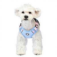 Harnais pour chien de type gilet en polyester pour petits et moyens chiens, conception anti-étranglement avec ailes, laisse pour animaux de compagnie, vente en gros