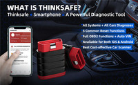 Escáner OBD2 Thinkcar Thinksafe 2023, Lector de Códigos de Sistema Completo, Escanea 5 Funciones de Reinicio, Herramientas de Diagnóstico OBD 2, PK THINKCAR PRO