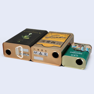 <span class=keywords><strong>Lattina</strong></span> Personalizzata Quadrata Rettangolare in Metallo da 1 2 <span class=keywords><strong>3</strong></span> 4 5 10 18 <span class=keywords><strong>Litri</strong></span> Stile F per Confezionamento Olio d'Oliva con Stampa Personalizzata - Product Image 2