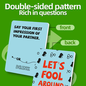 Nouveau 50 cartes en plastique/boîte petite relation d'ambiance ambiguë jeu <span class=keywords><strong>de</strong></span> chauffage pour les couples pour <span class=keywords><strong>Amazon</strong></span> - Product Image 4