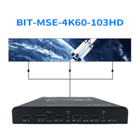 Extenseur multi-canaux professionnel : 1x5 Splicing, sortie audio, interface USB, 12V 2A, 3 sorties HDMI