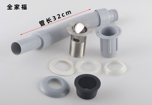 Prezzo di fabbrica Grigio di Plastica <span class=keywords><strong>Flessibile</strong></span> Lavello Tubo di Scarico <span class=keywords><strong>per</strong></span> il Lavaggio Del Bacino Lavello Della Cucina Del Tubo Di Acqua - Product Image 6