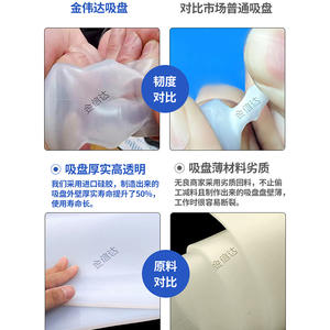 Ventosa de silicona plana para aspiradora robótica SMC ZP2-TB10/15/20/25/30MTN/MTS-H5, piezas de boquilla - Product Image 3