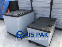 Conteneur pliable pliable de boîte de douille de palette pour le transport et le stockage de paquets de pièces automobiles de Faureica