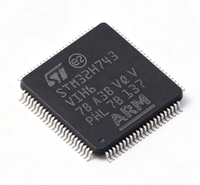 STM32H743VIH6 2 Mo de mémoire Flash 1 Mo de RAM 480 MHz MCU de qualité industrielle LQFP100 en stock