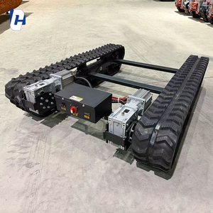 Heiß verkauftes drahtloses fern gesteuertes Ketten fahrzeug mit Gummi ketten gehäuse, Ketten roboter mit hydraulischem Motor - Product Image 1