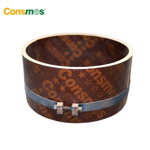 Panneau de contreplaqué fait face par film de <span class=keywords><strong>coffrage</strong></span> de colonne circulaire marine imperméable de 2000-3000mm pour la construction - Product Image 5