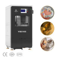 Machine CNC à 5 axes pour bijoux YB510S, machine de gravure et de fraisage irisée pour la fabrication de bijoux DIY, 12 outils automatiques