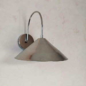 Mid Century Cone Shade Polished Chrome Sputnik <b>Wall</b> lamp: Handmade Decorative <b>Lighting</b> <b>Switch</b> Control Living Room <b>Lighting</b> - Product Image 1