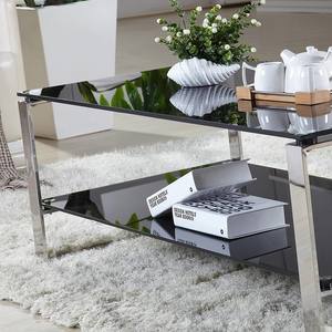 Italy Minimalist Light Luxury Stainless Steel and <strong>Glass</strong> <strong>Coffee</strong> <strong>Table</strong> for Office or Living Room Guest Use - Product Image 2