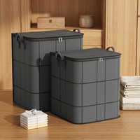 Sacs de rangement en tissu non tissé pour armoire, organisation de placards, sacs de rangement pour couettes et vêtements