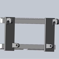 Adaptateur de support de déplaceur latéral pour chariot élévateur EURO avec fixation de déplaceur latéral standard européen et style crochet