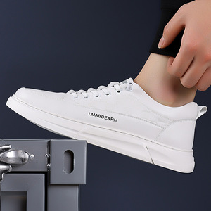 Zapatillas Deportivas Casuales de Cuero para Hombre, Tacón Plano, Suela de Goma, Transpirables, Estilo Deportivo, Otoño 2025 - Product Image 4