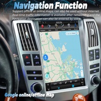 Autoradio Android 12,1 pouces avec GPS pour Lexus RX RX300 RX330 RX350 2005, système stéréo pour Toyota Harrier, lecteur multimédia vidéo