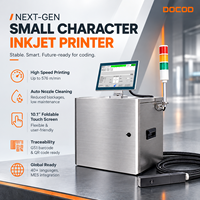 Mesin Kode Kinerja Tinggi DOCOD Industrial CIJ Inkjet Printer Karakter Kecil Tipe Split S1000 untuk Barcode