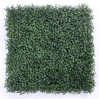 50*50 intérieur extérieur buis artificiel feuille vert panneau plantes verticales mur gazon artificiel mur pour la décoration de jardin