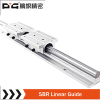 Glissière de guidage à axe optique linéaire SBR SBR12 16 20 25 Rail de guidage de précision cylindrique en aluminium
