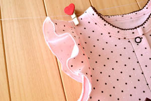 Ropa de Verano de Algodón para Bebés Recién Nacidos, Mono Corto con Mangas Volantes, Venta al por Mayor - Product Image 5