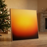 Fabricant OEM/ODM, boîte lumineuse murale en acrylique à gradient avec commande à distance par application intelligente, logo et emballage personnalisés