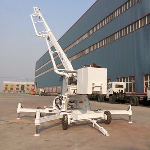 Bras articulé et télécommande JIUHE pour le placement de béton, flèche hydraulique mobile sur roues de 15 m pour le placement de béton - Product Image 2