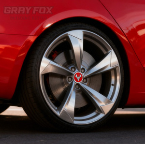 Mâm xe hợp kim đúc GRAYFOX Custom Deep Convave 17 18 inch 5X120 5X112 màu xám bạc dành cho <span class=keywords><strong>Audi</strong></span> A8 S8 RS8 A7 <span class=keywords><strong>A6</strong></span> A5 A4 A3 Q5 - Product Image 3