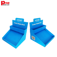 Présentoir de brochure de comptoir en carton 4C présentoirs en papier imprimé PDQ
