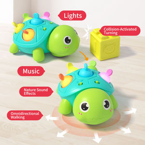Yrb Baby 2025 Nuevo Juguete Musical con Sonidos de la <span class=keywords><strong>Naturaleza</strong></span> para Bebés, Juguete Educativo de Tortuga Gateadora para el Tiempo Boca Abajo - Product Image 4