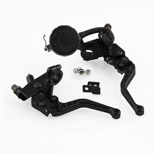 7/8 "22 מ cnc אלומיניום אופנוע בלם בלם בלם צינור המאגר אוניברסלי מתכוונן atv עבור yamaha honda suzuki - Product Image 5