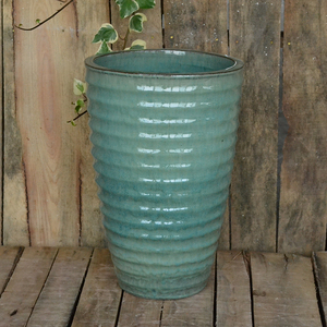 Maceta de cerámica para plantas, lotes grandes, macetas de jardín pintadas a mano <span class=keywords><strong>en</strong></span> azul y blanco - Product Image 2