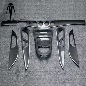 Intérieur en fibre de carbone pour Mercedes Benz Classe A A200 A220 A180 A35 <span class=keywords><strong>A45</strong></span> AMG W176 W177 Remplacer l'intérieur de voiture en fibre de carbone - Product Image 2