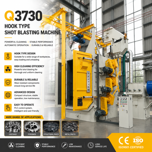 Máquina de Granallado Tipo Colgante CE Q37 Sa2.5 1000kg con Control PLC, Motor de Alta Rigidez, Bomba y Caja de Cambios para Equipos de Construcción - Product Image 1