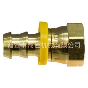 Xiangjia Machinery Push On Hose Fitting Brass Male Swivel 14x18mm Industrial Connector - Product Image 3