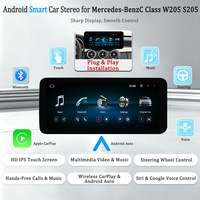 Lecteur vidéo 10,25 pouces Android Auto LELV Système Linux pour Mercedes-Benz Classe C W205 S205 Carplay Navigation