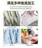 Machine à éviscérer le poisson XBF-A : Élimine efficacement la peau des filets de poisson avec faible perte de viande pour la transformation des produits de la mer