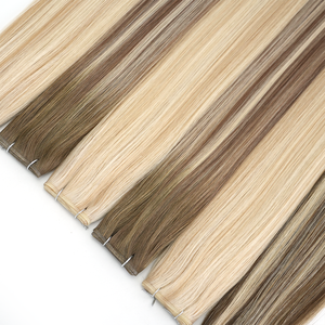 Extensions de cheveux humains Lanxun New Design Genius Weft, 100% cheveux vierges russes, cuticules alignées, nouvelle conception. - Product Image 5