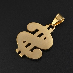 Full Diamond 18K Gold Plated Hip Hop Fashion Jewelry <b>Iced</b> <b>Out</b> Zircon US Dollar <b>Chain</b> Pendant Christian Religious Symbol - Product Image 4