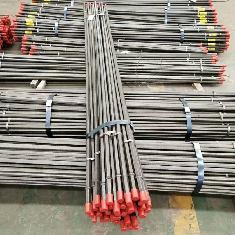 Tapered Rod Prime Quality Tapered Drill Rods H22 7 Degree 11 Degree 12 Degree Hollow Steel Rods For Mining