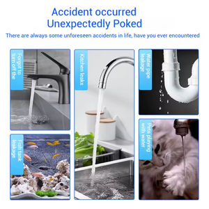 Alarme de niveau d'eau Tuya Graffiti en ABS durable, détecteur de fuite d'eau domestique à piles, détecteur d'immersion dans l'eau - Product Image 3