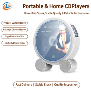 Reproductor de CD de Escritorio Estilo Retro con Control Remoto, Función Inalámbrica BT, Altavoces Estéreo Duales para Decoración del Hogar - Product Image 1
