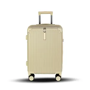 Bagages de haute qualité ABS PC matériel sac à roulettes en gros bagages souples pour unisexe