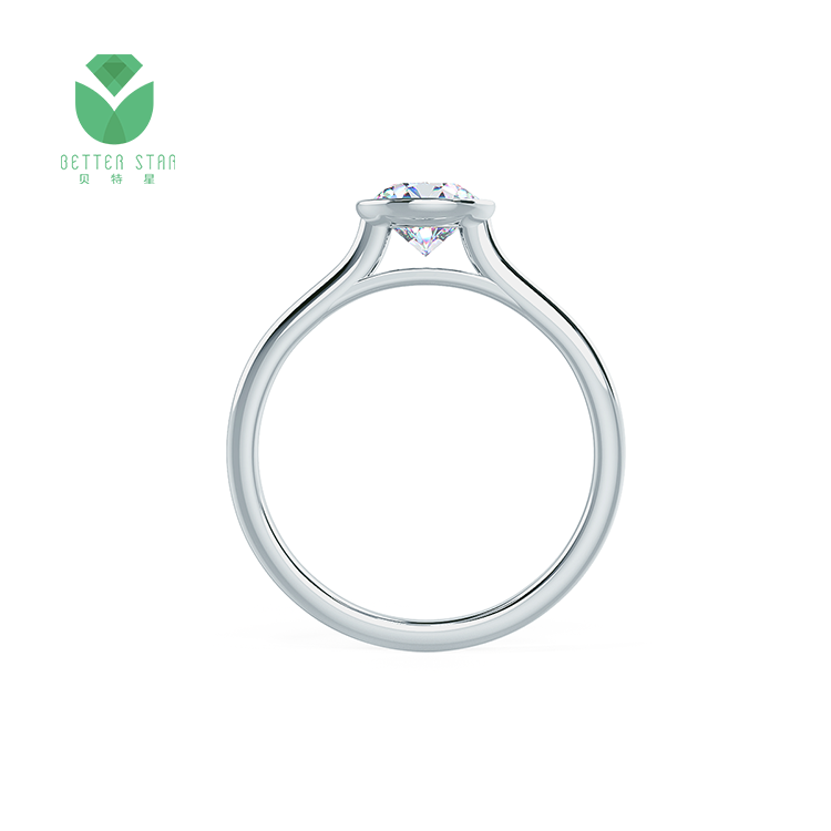 mens white gold ring