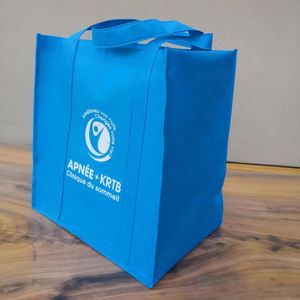 Customizable Durable Laminated Non-Woven Shopping Tote <b>Bag</b> Reusable Handheld Carrier for Sustainable Bulk Wholesale - Product Image 1